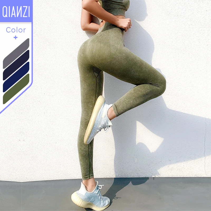 

Бесшовные леггинсы, спортивные женские штаны для фитнеса и йоги с эффектом пуш-ап и высокой талией, устойчивые к приседаниям, спортивная оде...