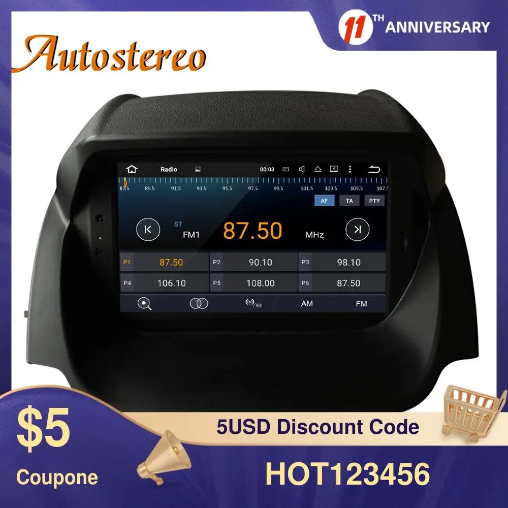 

For Ford Ecosport 2014-2019 Android 10.0 Car GPS Navigation Auto Radio Head Unit Multimedia Player Wireless Carplay Radio Tape