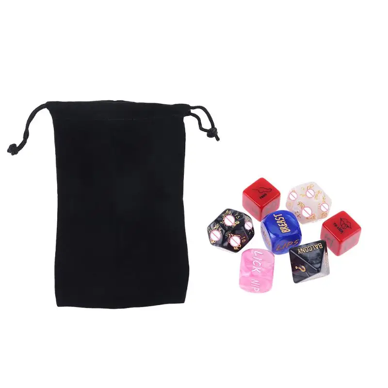 100% Brand New and High Quality 7pcs/set Funny Love Dice Game Toys Erotic Sexy Posture Adult Couple Bachelor Party Gift | Спорт и
