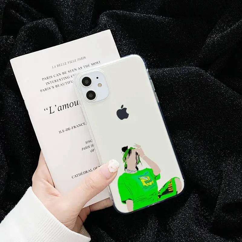 

Camila Cabello Mila Camz Kaki Phone Case Transparent for iPhone 6 7 8 11 12 s mini pro X XS XR MAX Plus cover shell accessories