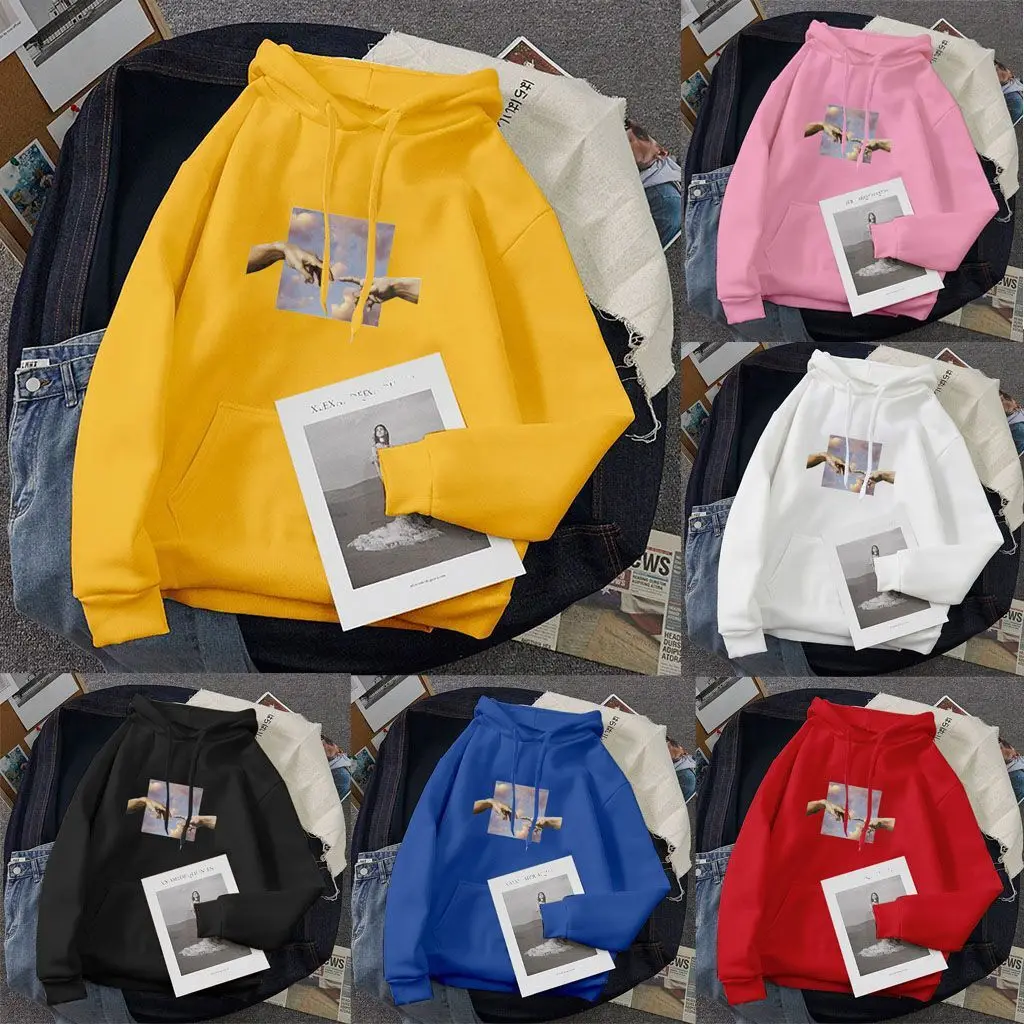 

2020 New Women/Men Artistic Hoodies Casual Print Plus Size Oversize Sweatshirts Harajuku Long Sleeve Pullovers Couple Hoody Tops