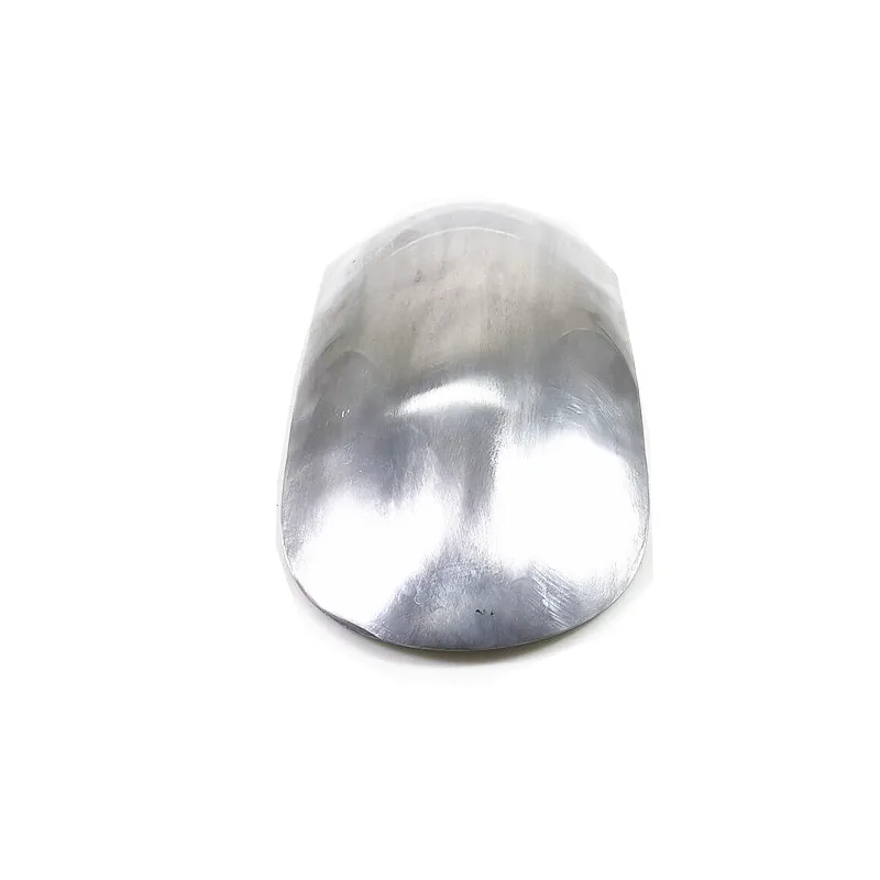 Мотоциклетный алюминиевый Универсальный Неокрашенный серебристый короткий