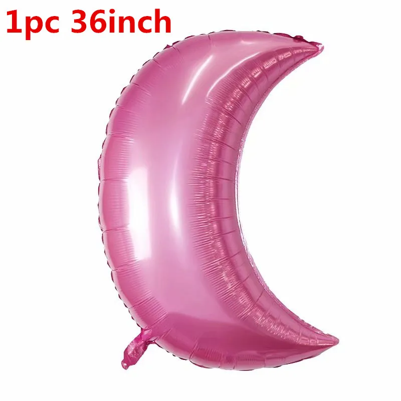 pink 11 шт./компл. 36 полюсная золотистая Луна 18-дюймовые звезда розового золота Фольга воздушные шары с гелием 12 дюймов конфетти латексный воздушный шар Globos День рождения Декор - Цвет: pink