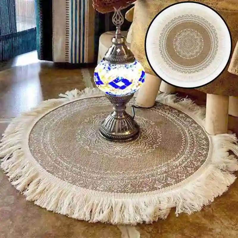 

Coffee Cup Mats Embroidery Table Placemat Nordic Style Furniture Decoration Heat Non-slip Placemat New Insulation Mat D8Q3