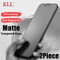 2pcs matte tempered glass for iphone 13 pro mini x xs max xr screen protector for iphone 11 pro max frosted glass 12 pro glass