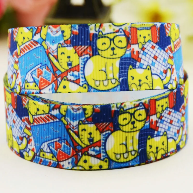 

Репсовая лента с рисунком кошки, 22 мм, 25 мм, 38 мм, 75 мм, 10 ярдов