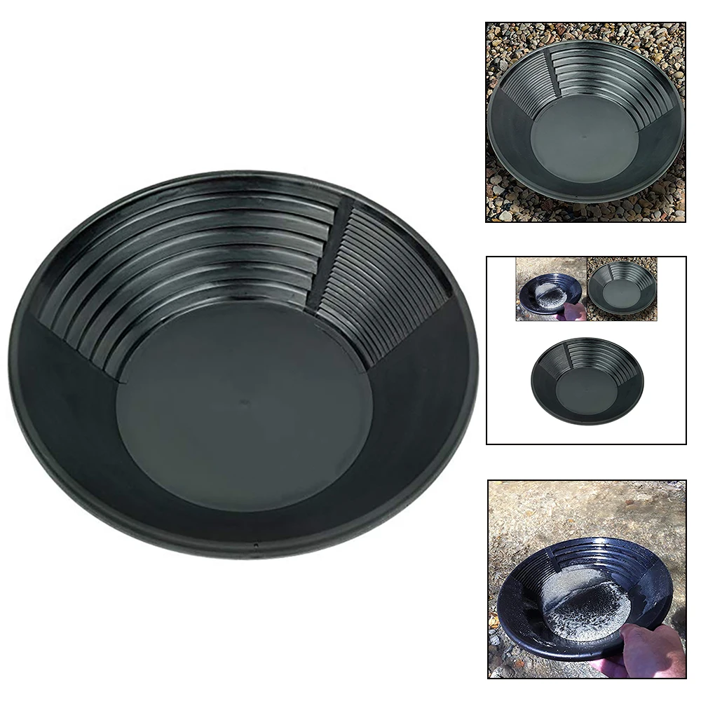 Черная Пластиковая Золотая раковина для добычи дноуглубление песка