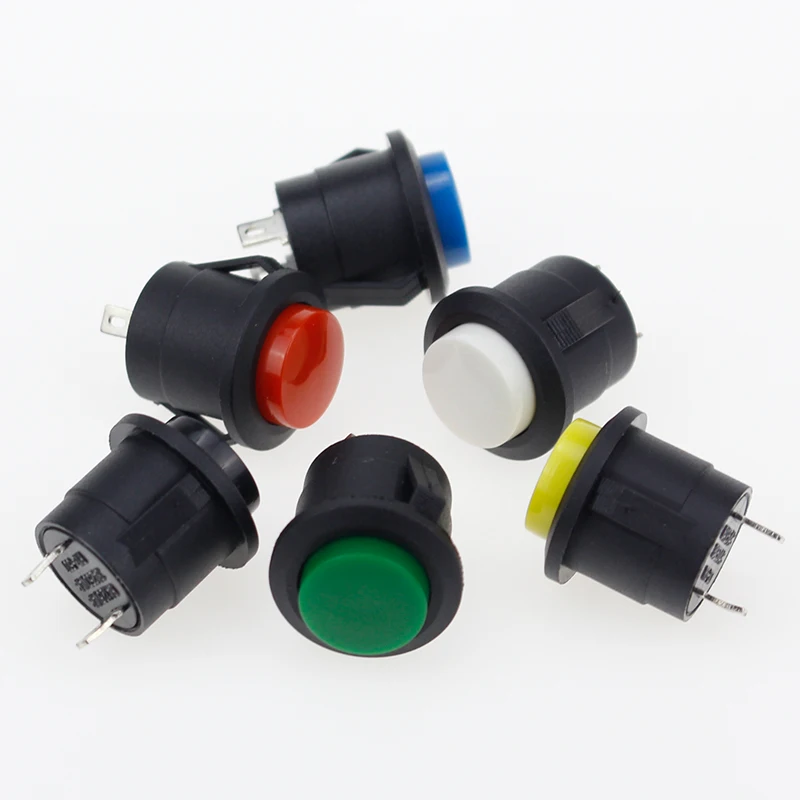 6 шт. 16 мм Φ круглый переключатель 6A 125V/3A 250VAC|Выключатели| |
