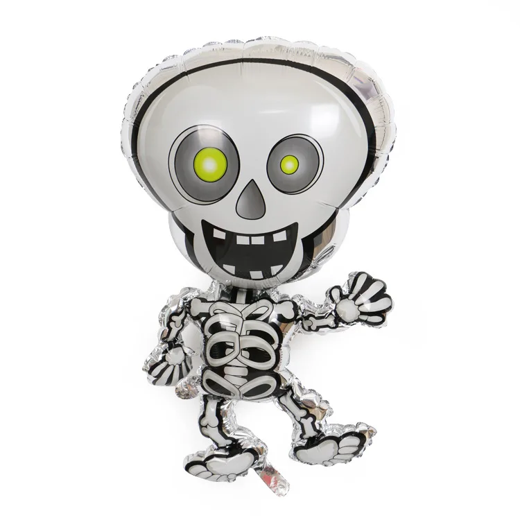 Новинка украшение для Хэллоуина шары скелет череп фольга инструмент трюка