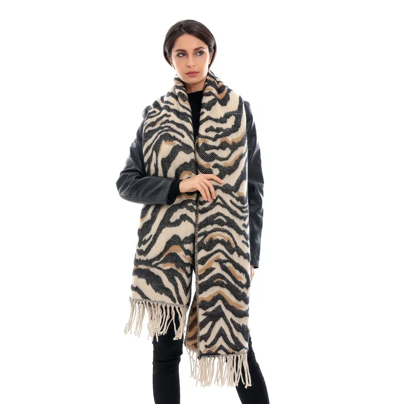 Женские теплые зимние шарфы толстый Элегантный большой кашемировый шарф Новое