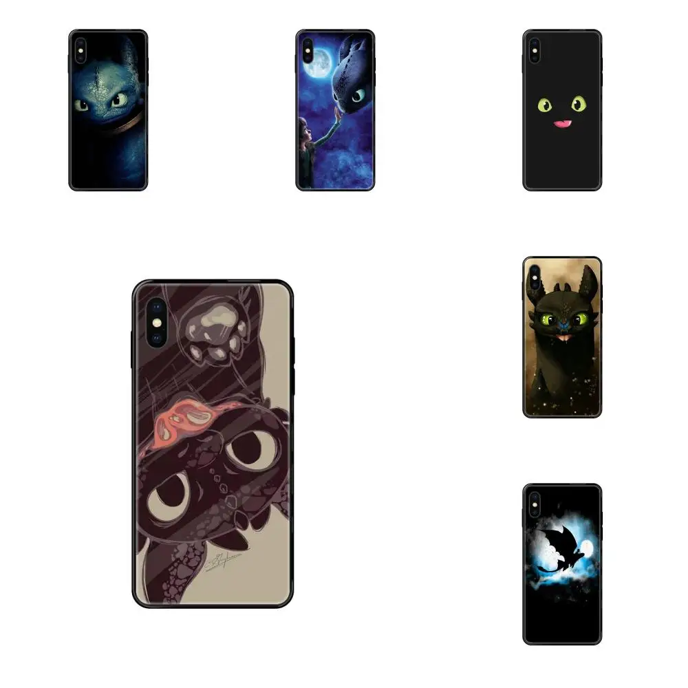 Для Galaxy A70 A71 A70E A5 A6 A7 A8 A10 A10S A20 A20S A20E A21S A30S A40 A50 2017 2018 TPU с принтом и надписью Train Your Dragon
