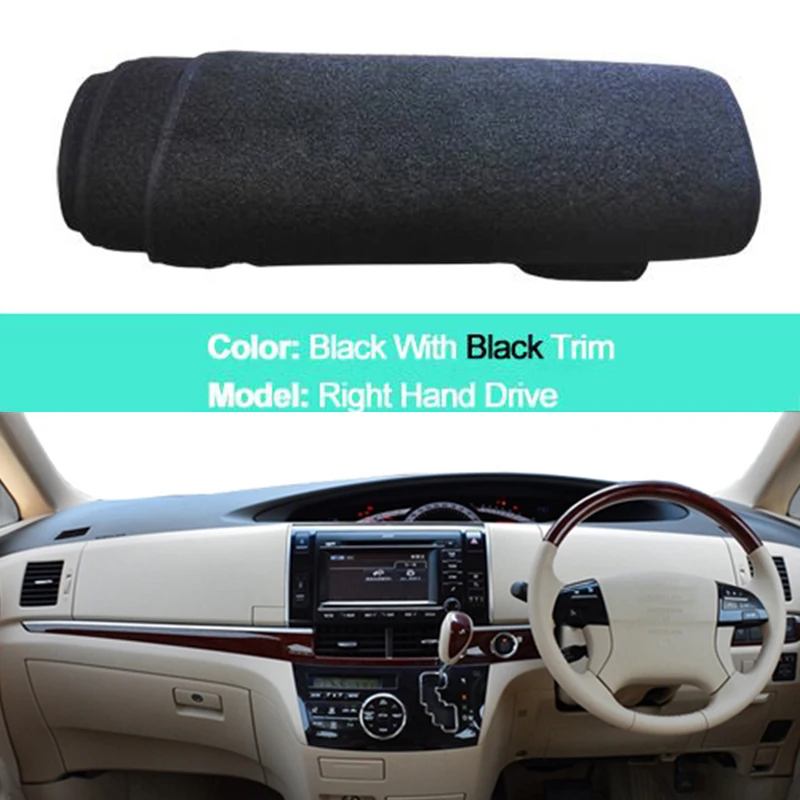 

Чехол для приборной панели автомобиля Toyota Previa / Estima 2006 - 2018 2019, коврик для приборной панели, ковер, накидка, 2-слойный солнцезащитный козырек, чехол для приборной панели