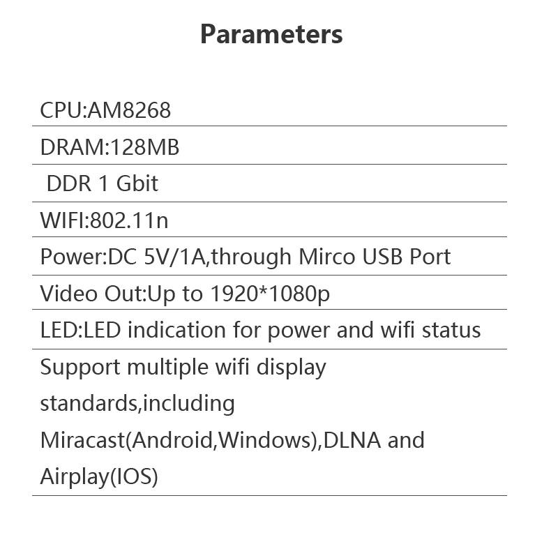 MiraScreen 5G TV Stick C1 anycast miracast mirascreen беспроводной адаптер дисплей Miracast Airplay DLNA |