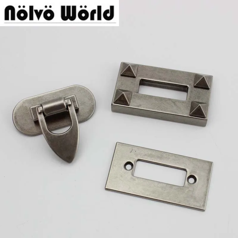 10 шт. флип замок для кошельков из натуральной кожи|handbag metal lock|locks for leather bagsmetal lock |