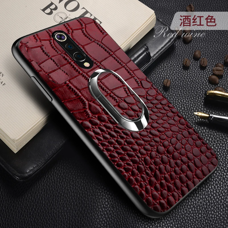 Red with ring Магнитный металлический кольцевой чехол для Oneplus 7 7pro кронштейн, чехол для телефона полное покрытие для Oneplus 6 6T 5T ударопрочный Марвел крокодил Гарин - Цвет: Red with ring