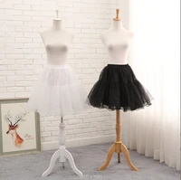 pretty girls white black short organza petticoat dress woman skirt petticoat tutu lolita cupcake underskirt dress 2022