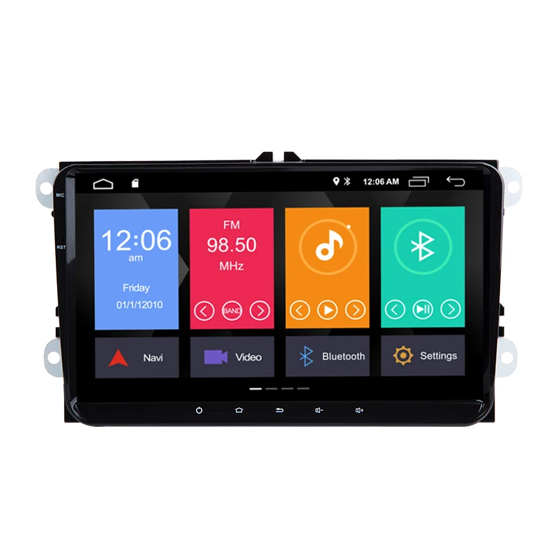 Автомобильный мультимедийный GPS-навигатор 2DIN Android 11 для Volksagen VW Passat B6 golf 56 jetta Skoda