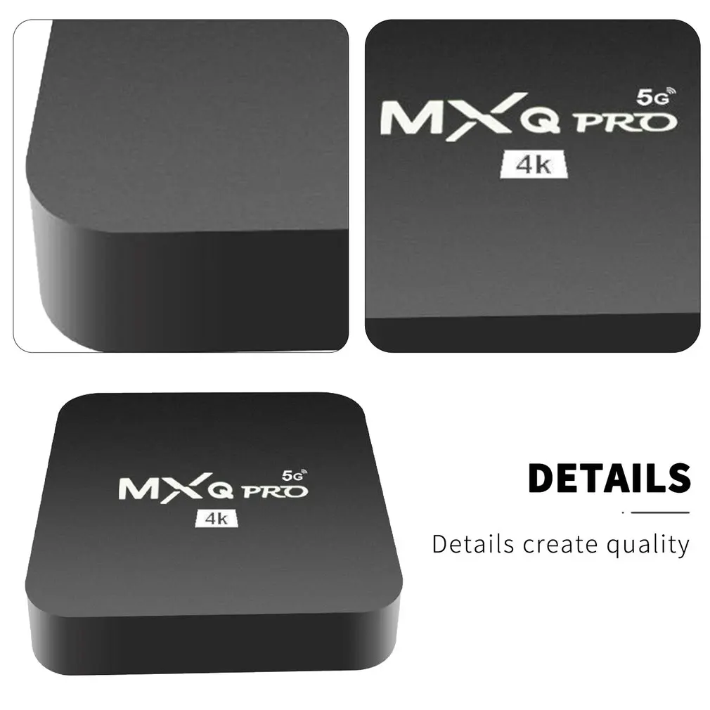 

for MXQ PRO 5G Smart TV Box Android 9.0 4K 2.4G&5G WiFi Amlogic S905W 2GB 16GB 3D Android TV Box Media Player 1080P Global