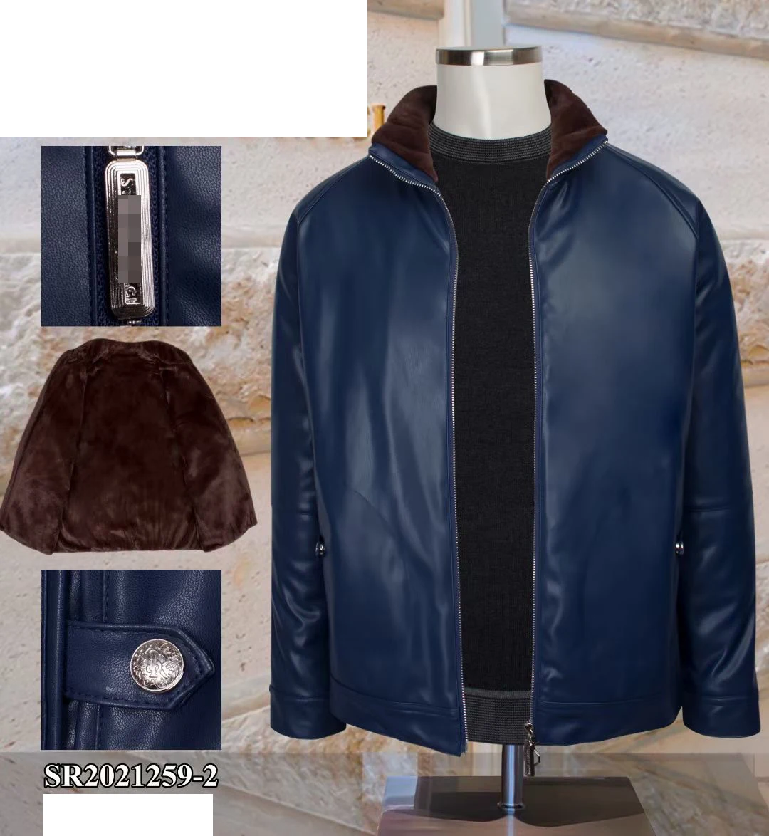 

Мужская осенне-зимняя Новинка 2021 деловая Повседневная Удобная сохраняющая тепло вышивка джентльмена большой размер 48-58