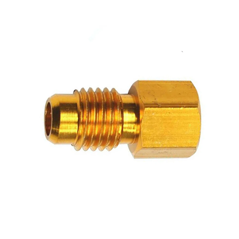 

Quick Coupling Adapter 1/2\\\" ACME Male 1/4\\\" SAE Brass R134A Conditioner Durable