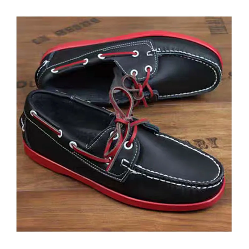 Мужские туфли для вождения из натуральной кожи Классические водонепроницаемые