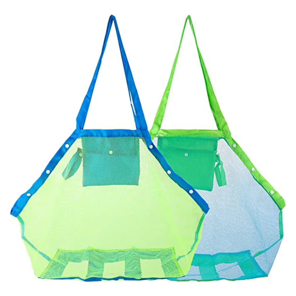 

Large Capacity Sand Free Mesh Bag Children's Beach Toy Storage Bag Clothes Towel Beach Net Bag Beach Tool Bags