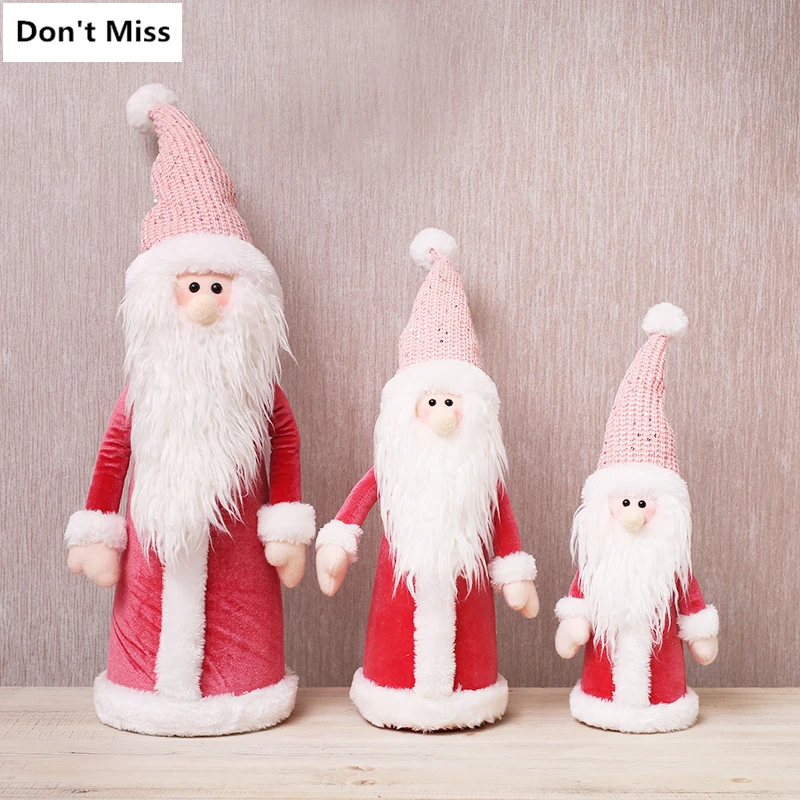 Большой navidad лося куклы Рождественские украшения Navidad фигурка медведь