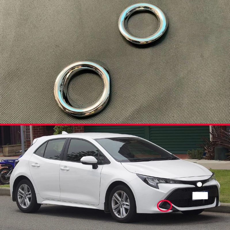 Для Toyota Corolla E210 Sport хэтчбек Auris ABS Хром Передняя противотуманная фара крышка отделка литиевая рамка