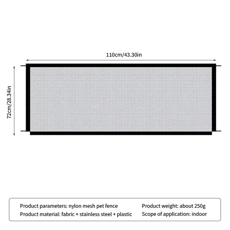 Складные дышащие Pet барьер ограждения ворота любимчика Безопасность защитная