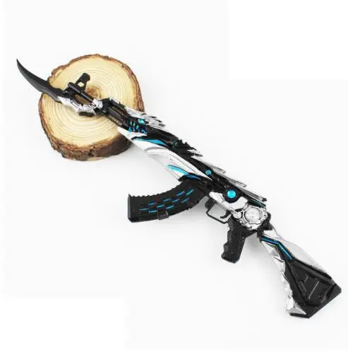 Металлический ключ игры через CF PUBG CS GO бижутерия ak47 брелок для ключей Для мужчин