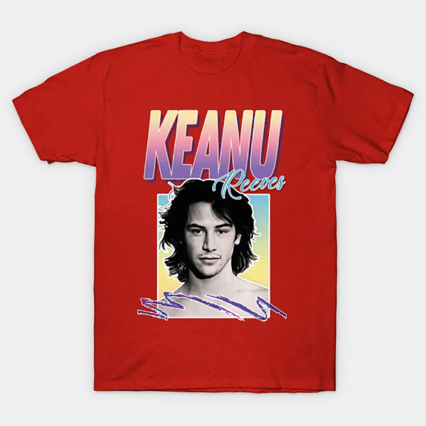 Keanu Ривз 90s Стиль d эстетический дизайн футболка Keanu Ривз футболка billandted reddit хипстер tumblr стиль Джон Вик девушка