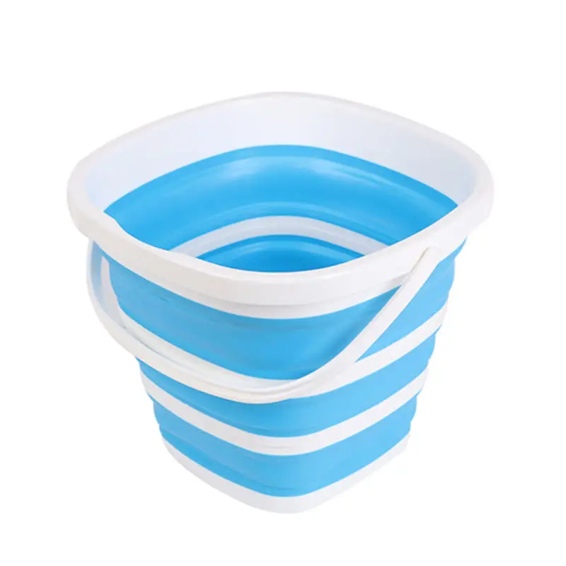 Складное Силиконовое ведро для мытья автомобиля складное рыбалки на открытом