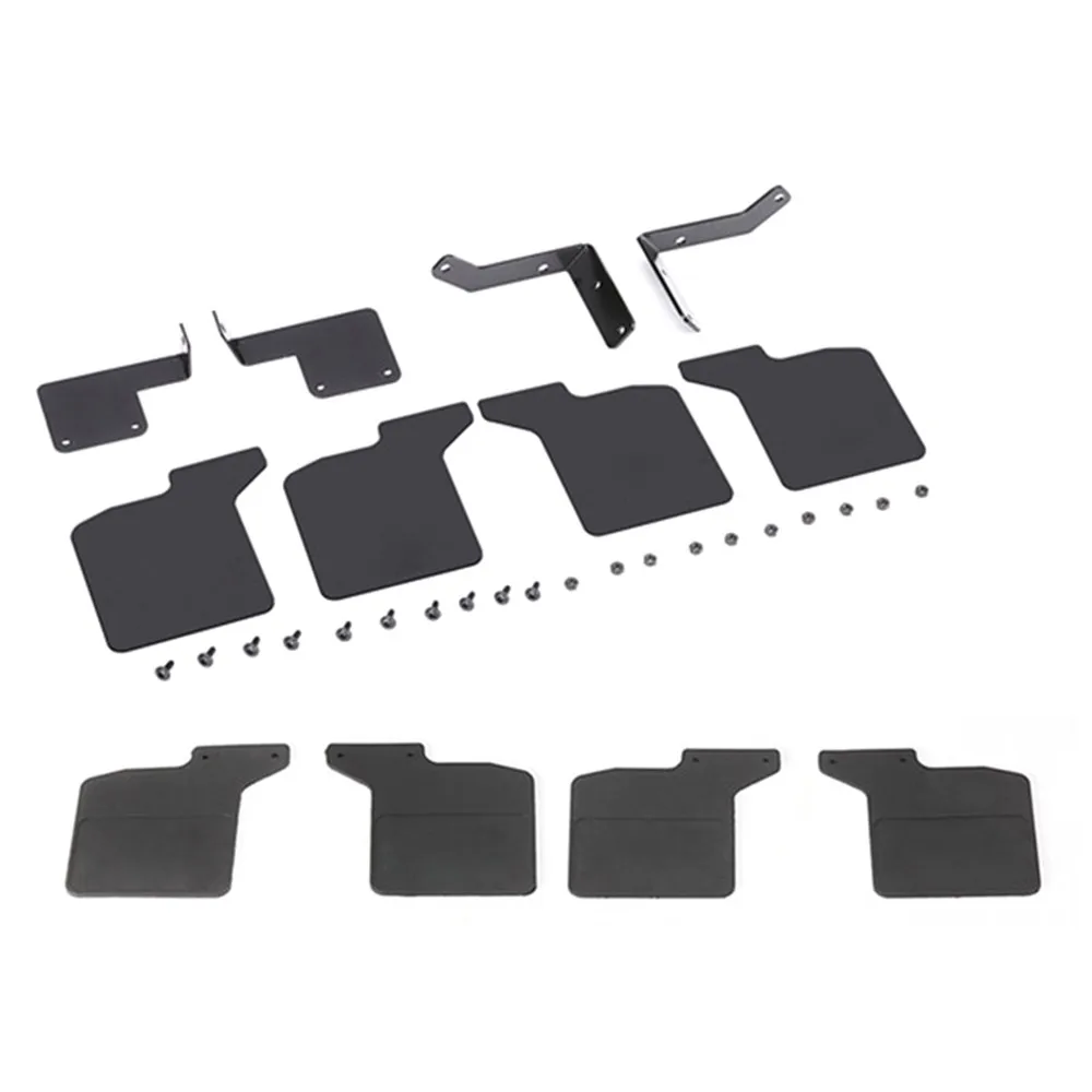 Резиновый передний и задний брызговик грязевой с металлической подставкой для