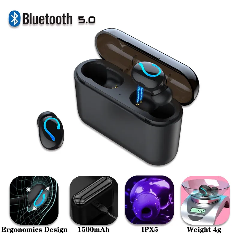 Мини наушники Bluetooth 5 0 для Xiaomi mi 5x беспроводные вкладыши 6 6x 6a 6pro 8 se 9 max 2 3 note