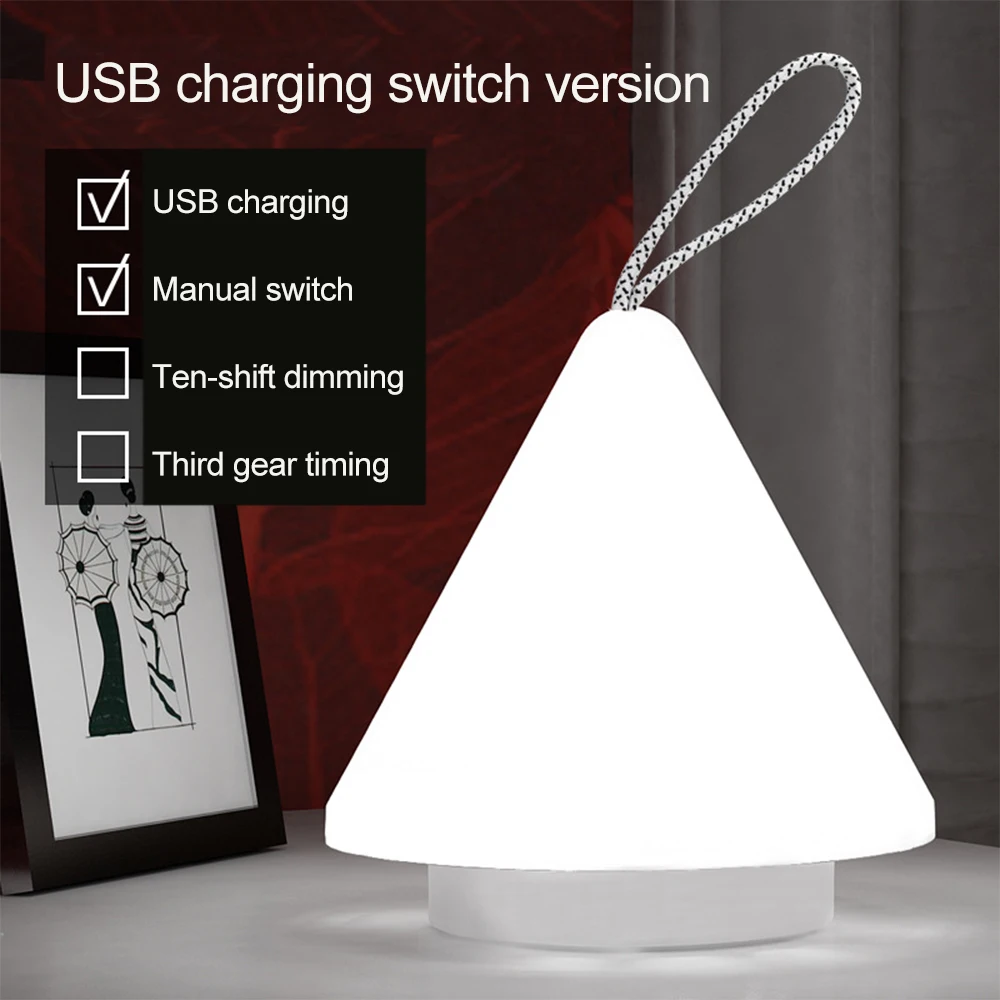 Светодиодный ночник с дистанционным управлением USB портативная мини лампа милый