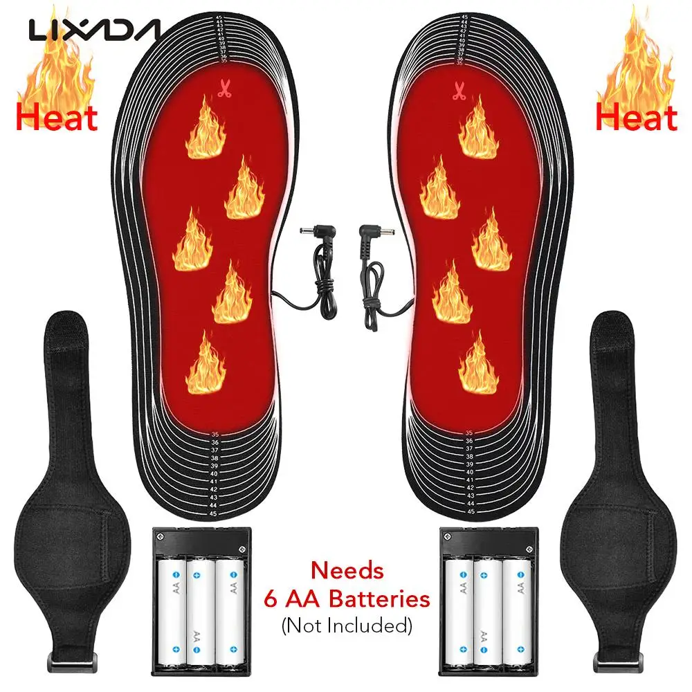 Lixada портативные USB электрические нагревательные стельки теплые моющиеся