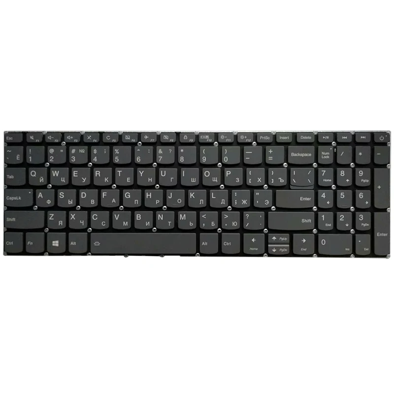 Новая русская клавиатура для Lenovo IdeaPad 520 15 15IKB 320S 320 15ISK 15IKBR RU черная