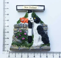 creative fridge magnet paste new zealand tourism souvenirs three dimensional road sign hand painted decorative crafts