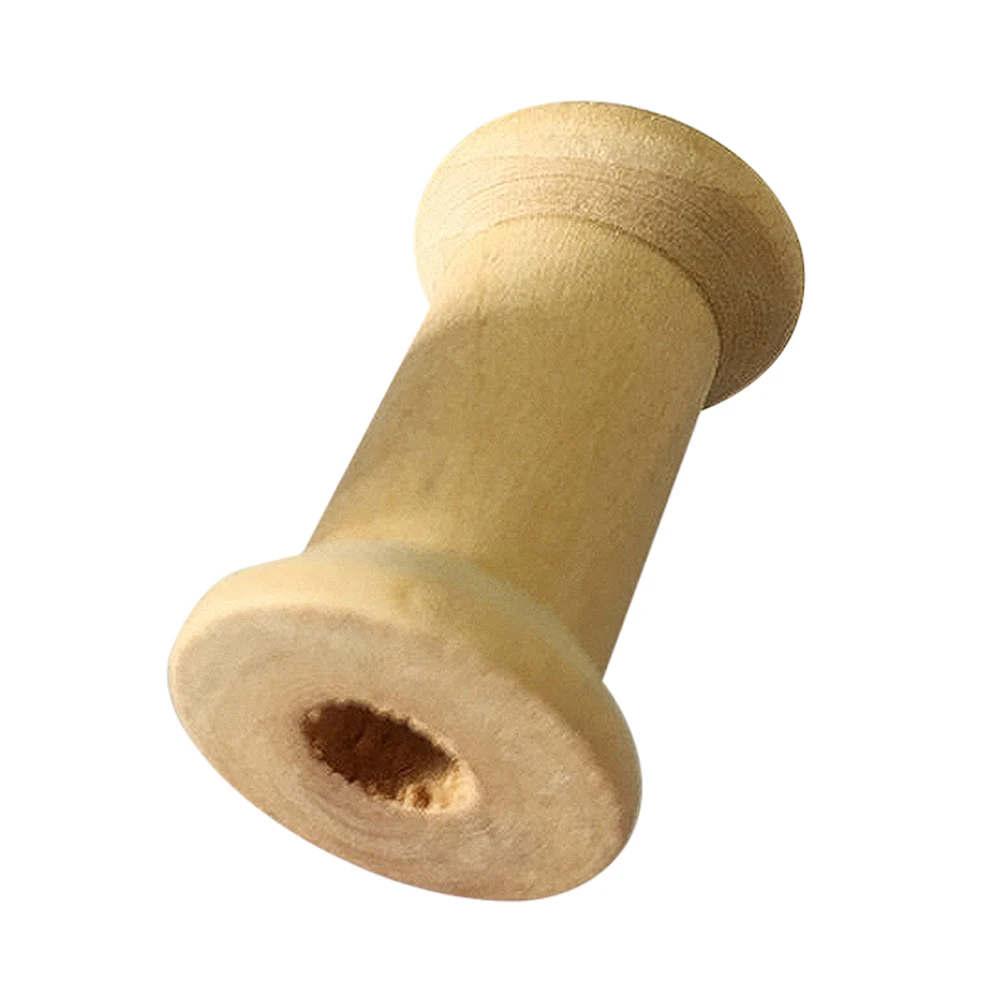 30 шт. Швейные аксессуары портативные шпульки деревянные катушки винтажные