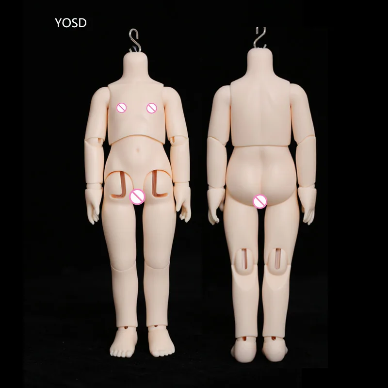 BJD Кукла тело 1/6 смолы фигурки голая игрушка мальчик девочка подарок кукла ребенок настоящая Смола игрушки для детей - Цвет: YOSD Girl
