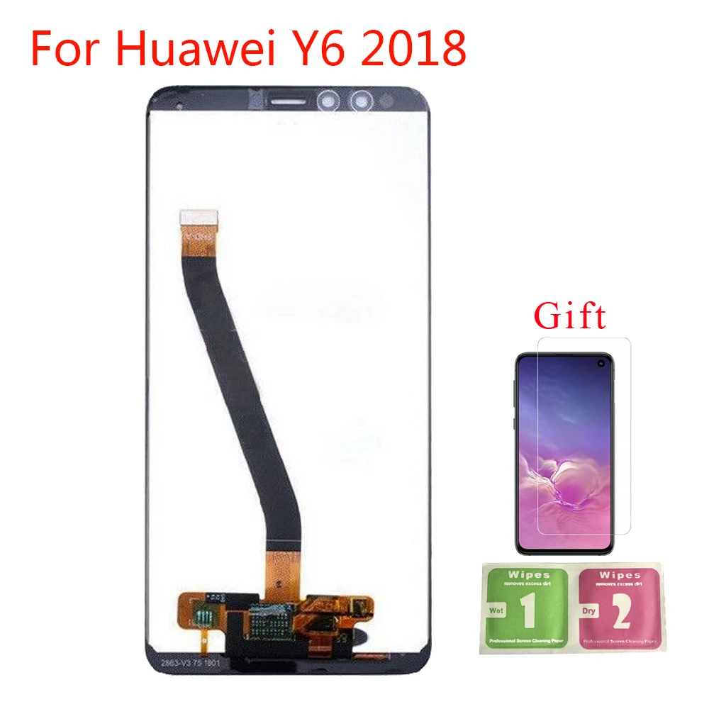 ЖК дисплей 5 7 дюйма для Huawei Y6 2018 ATU L31 L21 LX1 L42 сенсорный экран Prime дисплей|Экраны