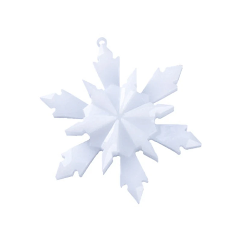 Хрустальная подвеска Рождественская Снежинка звезда восьмиугольный кулон