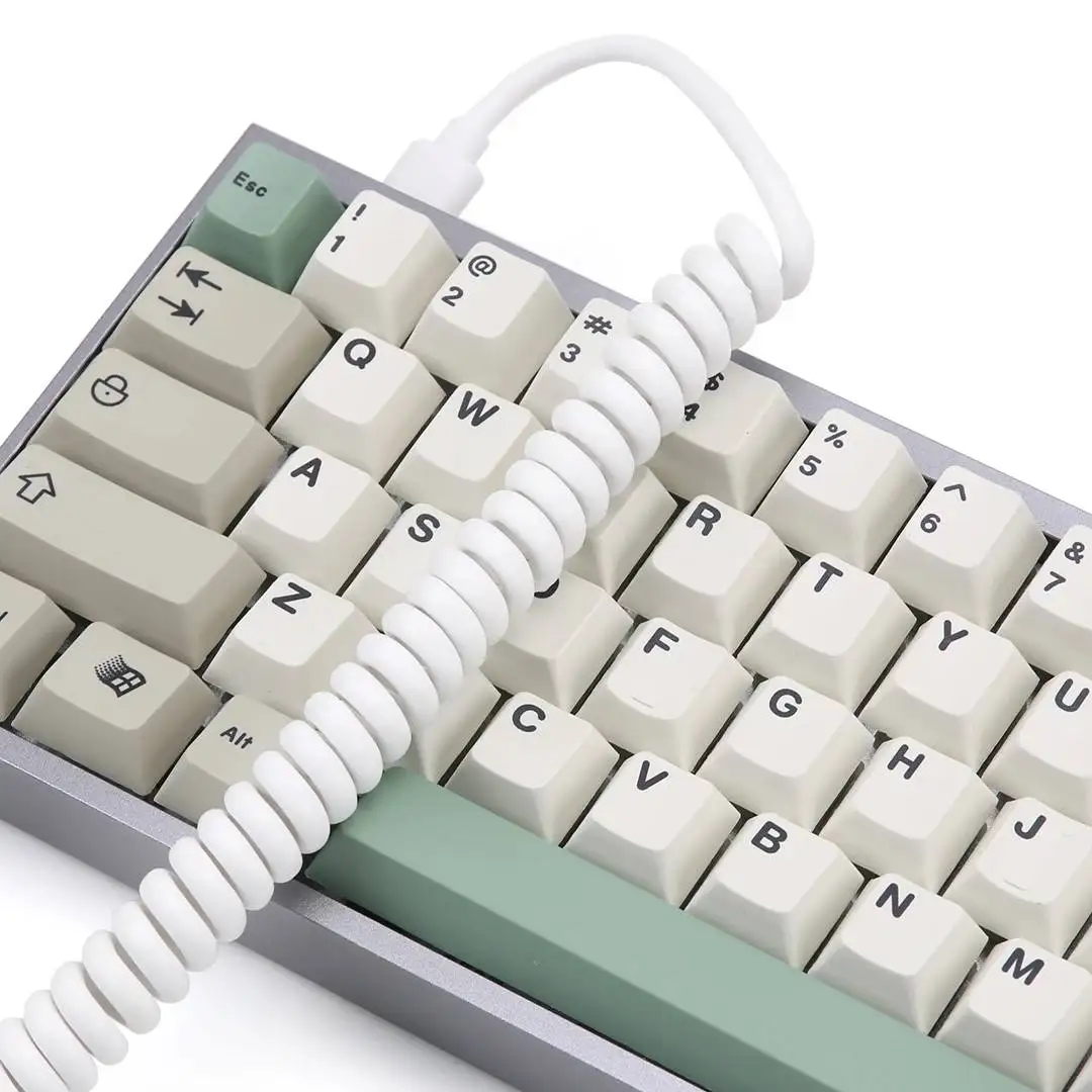 Спиральный кабель S SKYEE Usb C-порт механическая клавиатура USB-кабель типа C