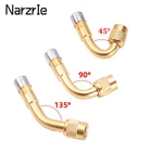 Мотоцикл Авто 45,90,135 градусов угловой изогнутый Клапан адаптер трубка шины медный удлинитель адаптер для универсального автомобиля мотоцикла велосипеда грузовика