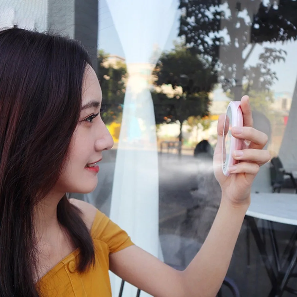 Usb Перезаряжаемый нано-распылитель со светодиодным зеркалом для макияжа |