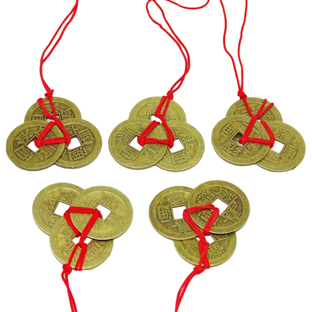5 шт. 1 дюйм Китайский Фортуна монеты офис Лаки коллекция салона традиционные
