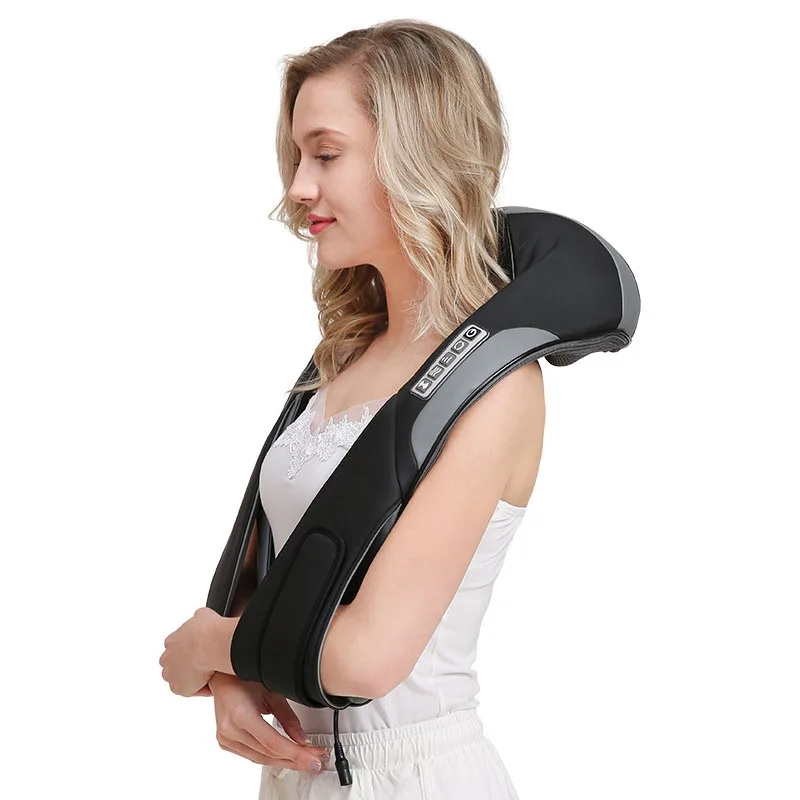 Массажер шейного отдела массажная шаль перезаряжаемый для плеч и шеи горячий