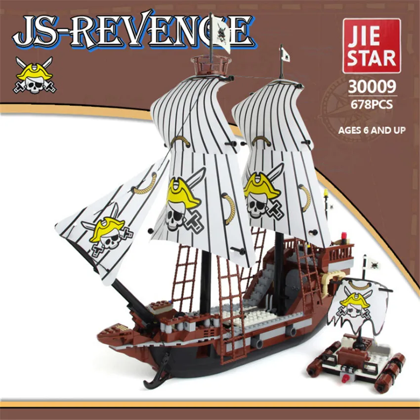 

New Ship Series Pirate Ship Black Pearl Block Building Block Sets Bricks DIY Gift Educational Toys for children