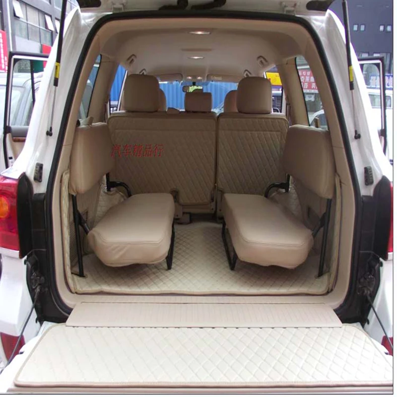 Кожаный коврик 3D для багажника автомобиля подкладка груза toyota land criuser 100 lc100 1998-2007