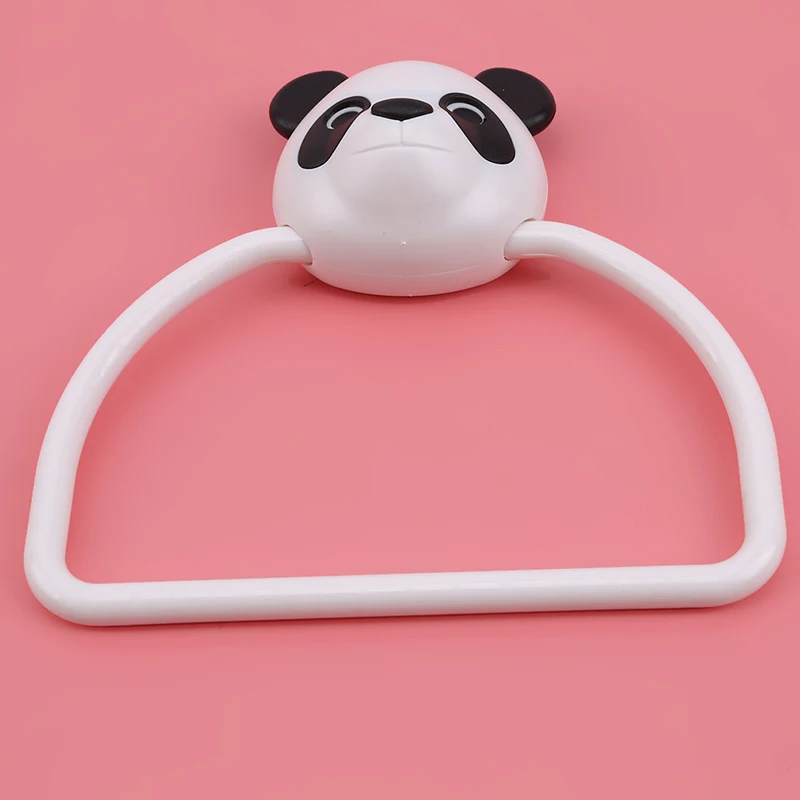 

Ring Towel Hanger High Quality Adhesive Towel Hanging Cute Cartoon Animal Sticker Wall Door Towel Hanger For Kitchen Bathroom